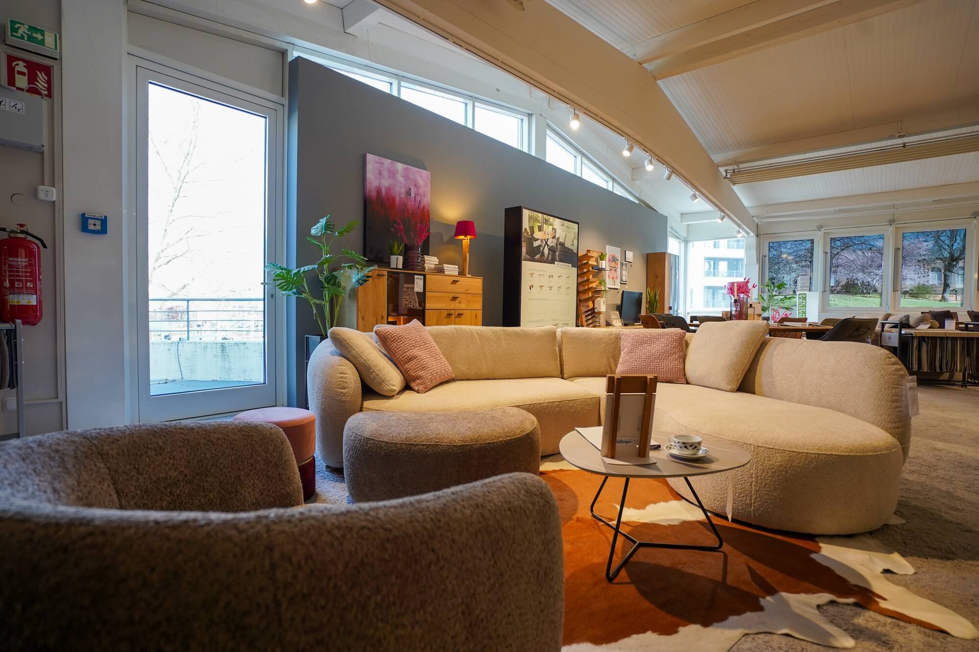 Modernes Sofa modular Creme