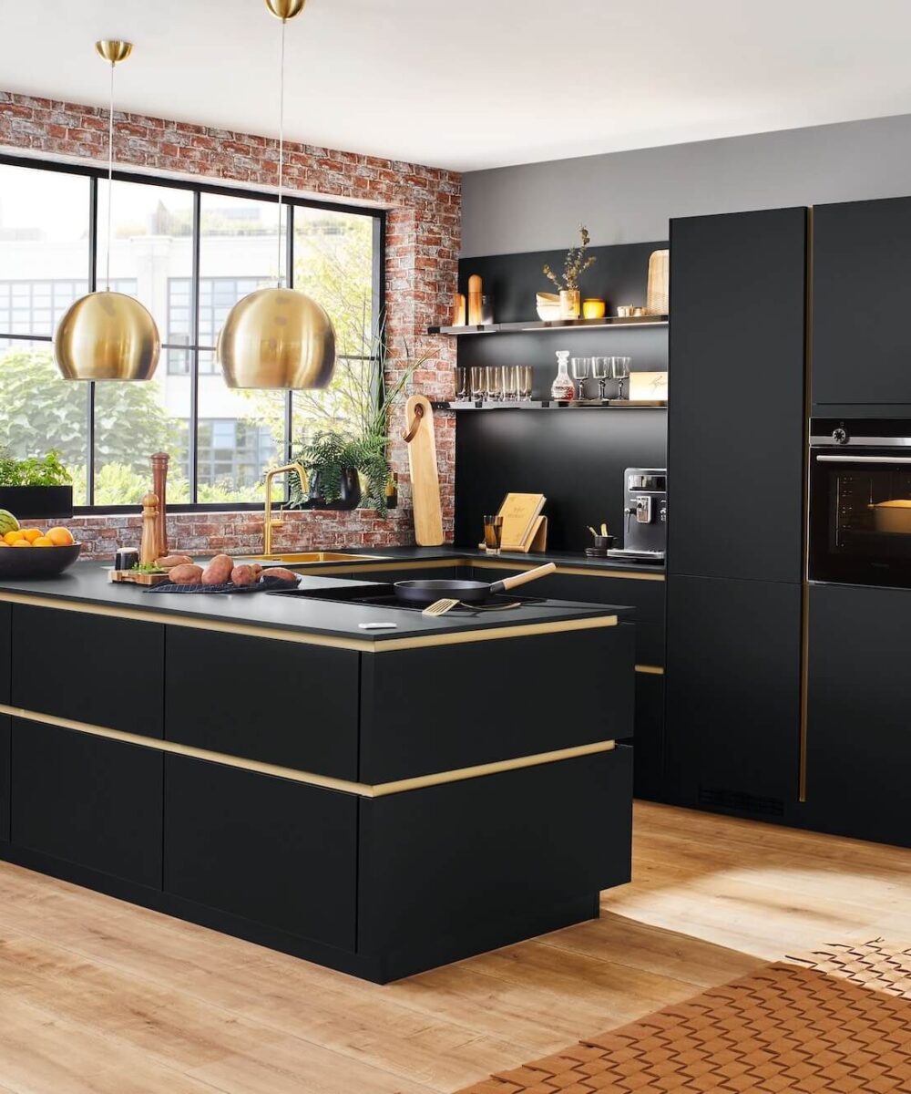 Nobilia Touch Design U-Küche schwarz