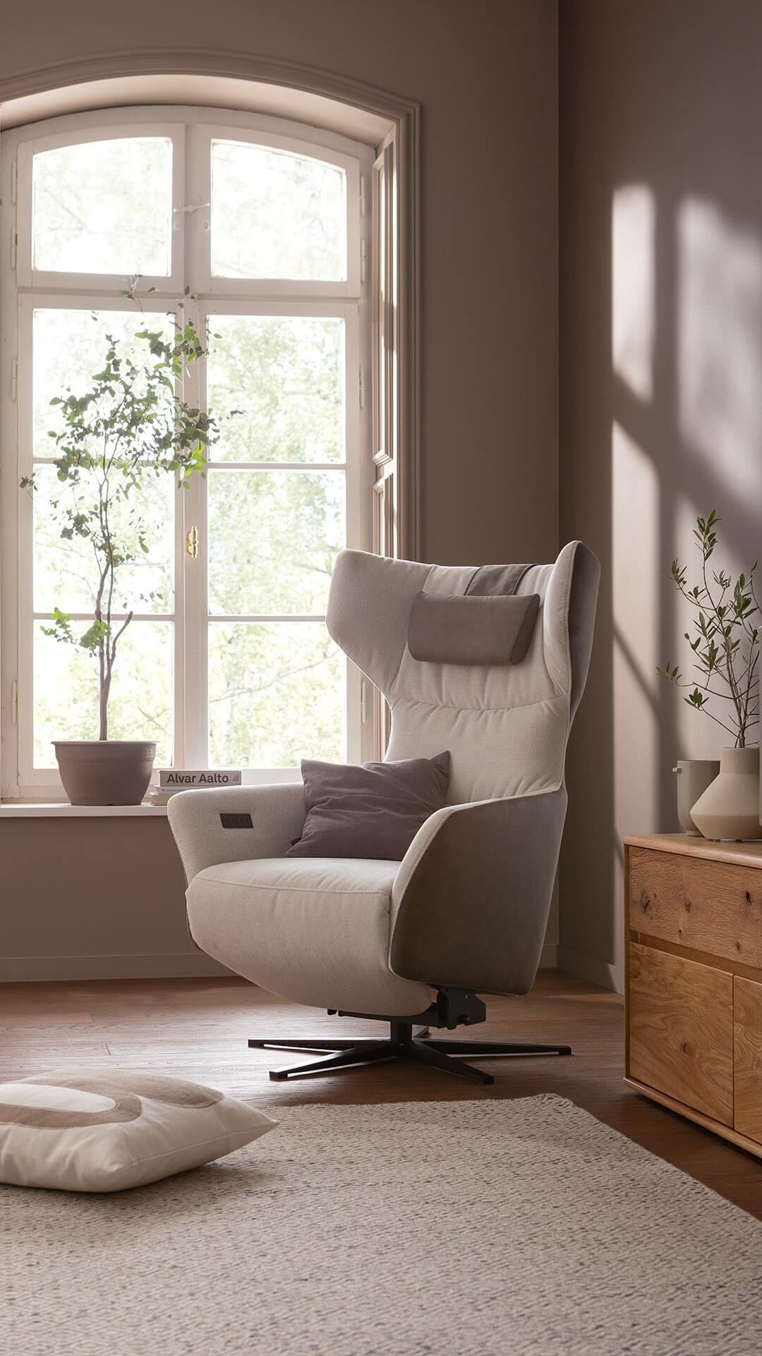 01 natura Home Houston Relax Drehsessel