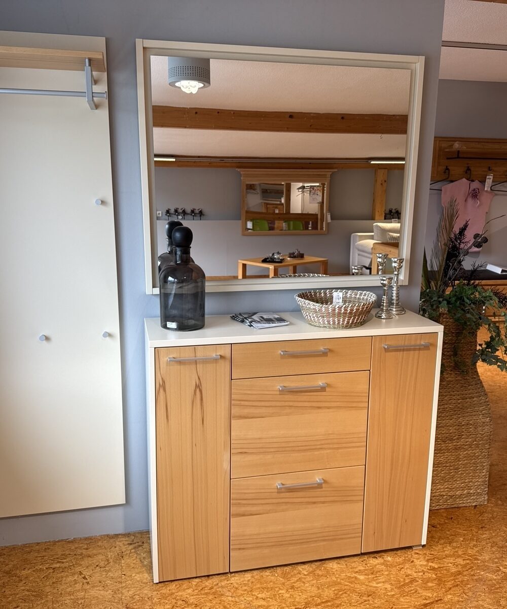 Garderobe Multi-Color Wood Magnolie Lack Kernbuche Furnier