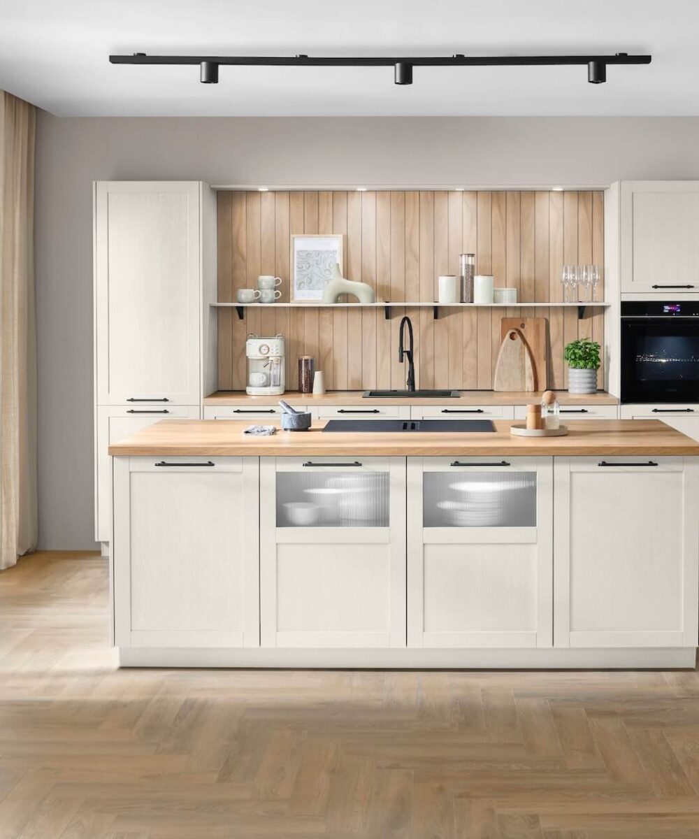 Nobilia Landhausküche Magnolia mit Insel