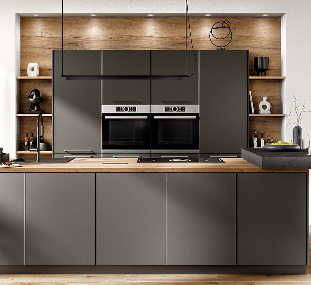 Nobilia Artis Designkueche grau