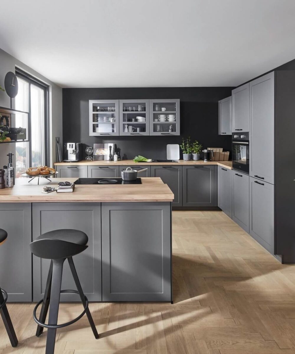 Nobilia Nordic Landhauskueche schiefergrau