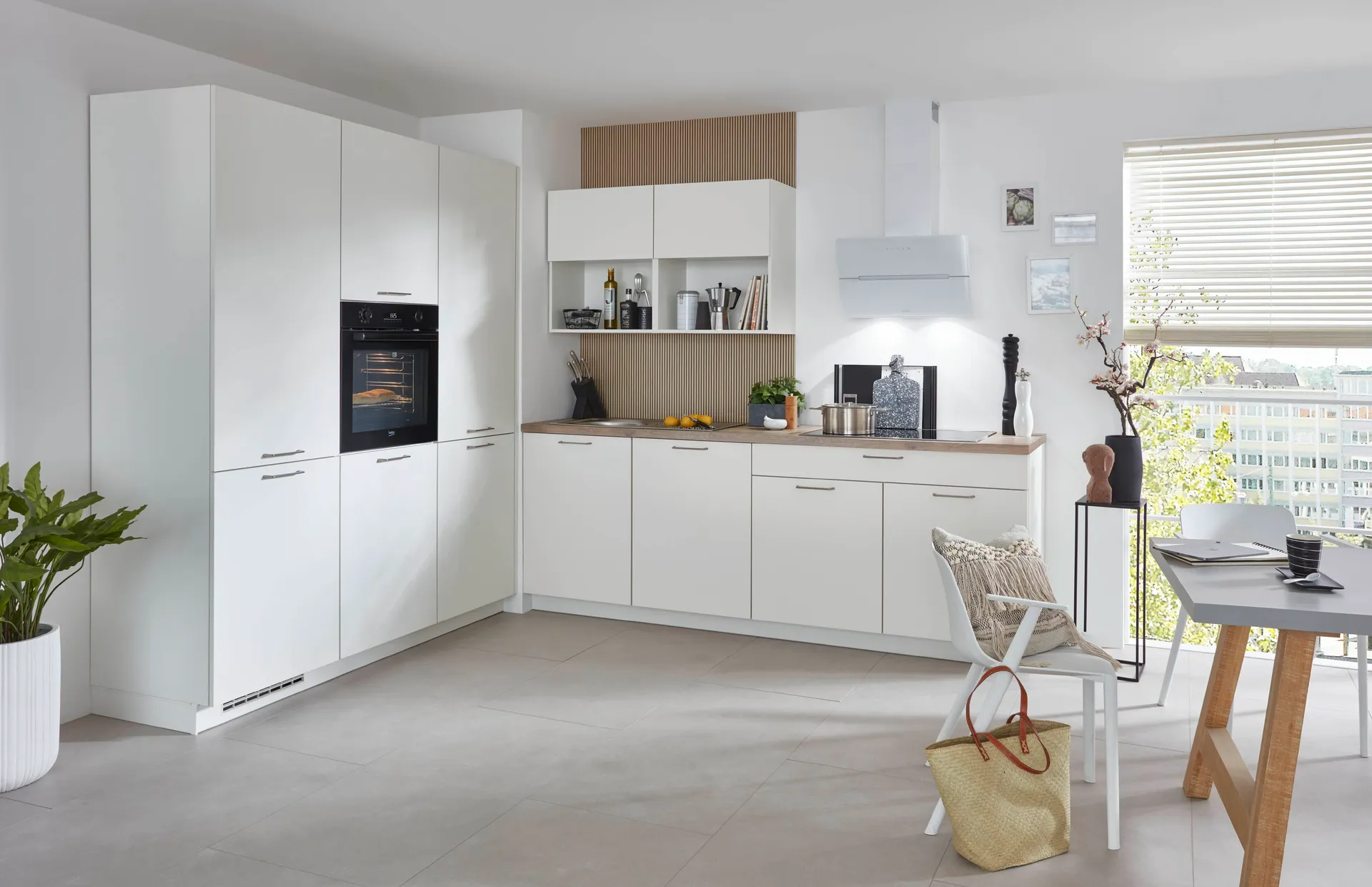 Nobilia Senso moderne Kueche weiss