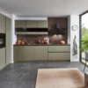 Nobilia Senso zweizeilige Kueche olive