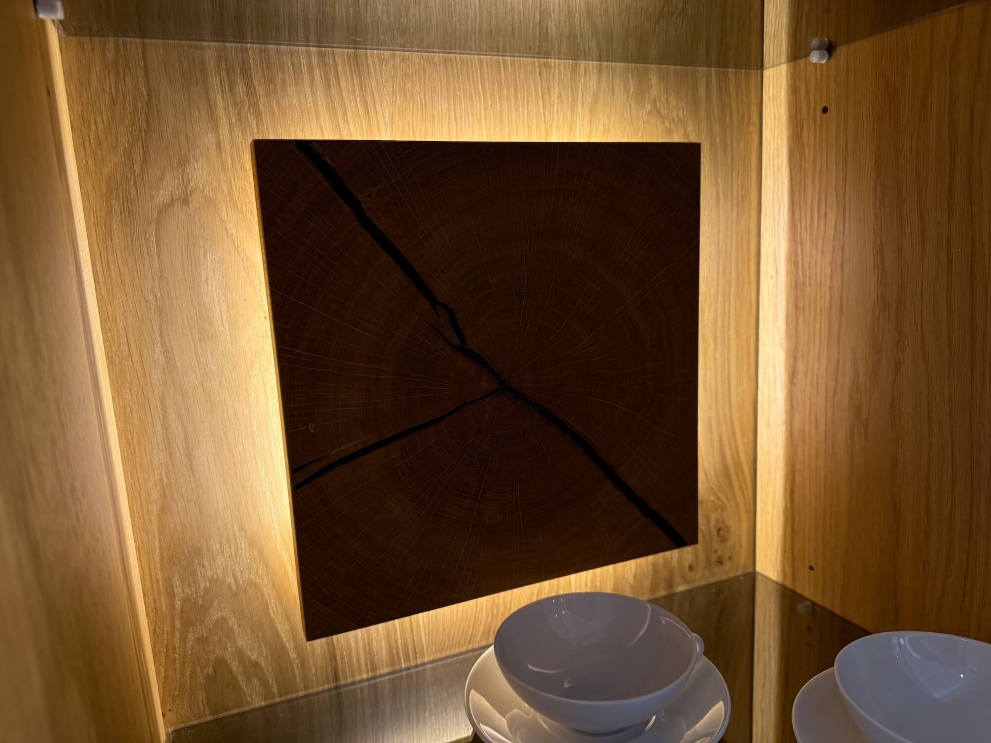 Highboard Global Fibra Wildeiche Echtholz