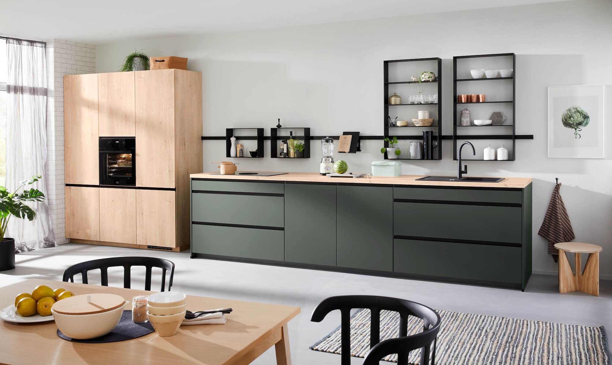 Nobilia Natura Kuechenzeile Montrealeiche