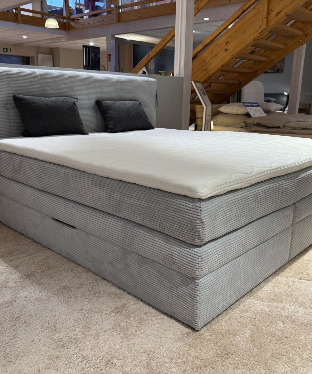 boxspringbett amy-cord-grau-seitlich