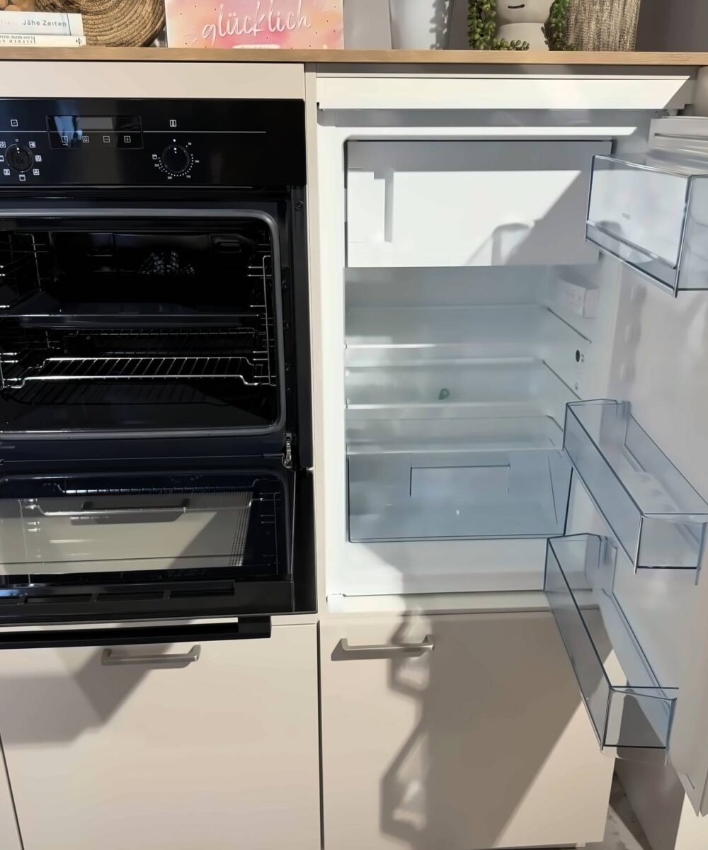 Nobilia Einbauküche Laser Sand Junker Progress Blanco