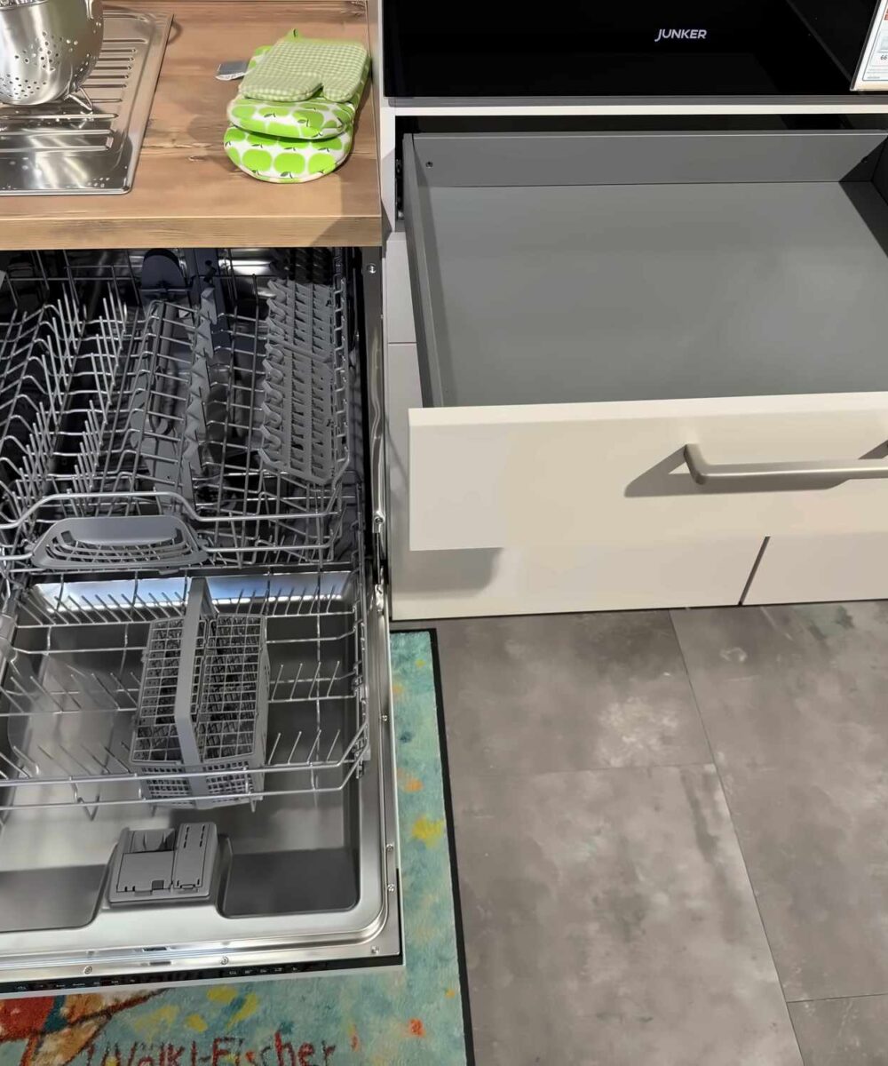 Nobilia Einbauküche Laser Sand Junker Progress Blanco