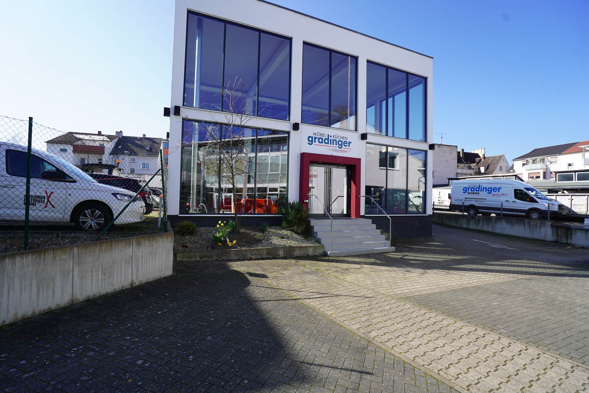 Küchenstudio von Möbel Gradinger in Worms, Außenansicht