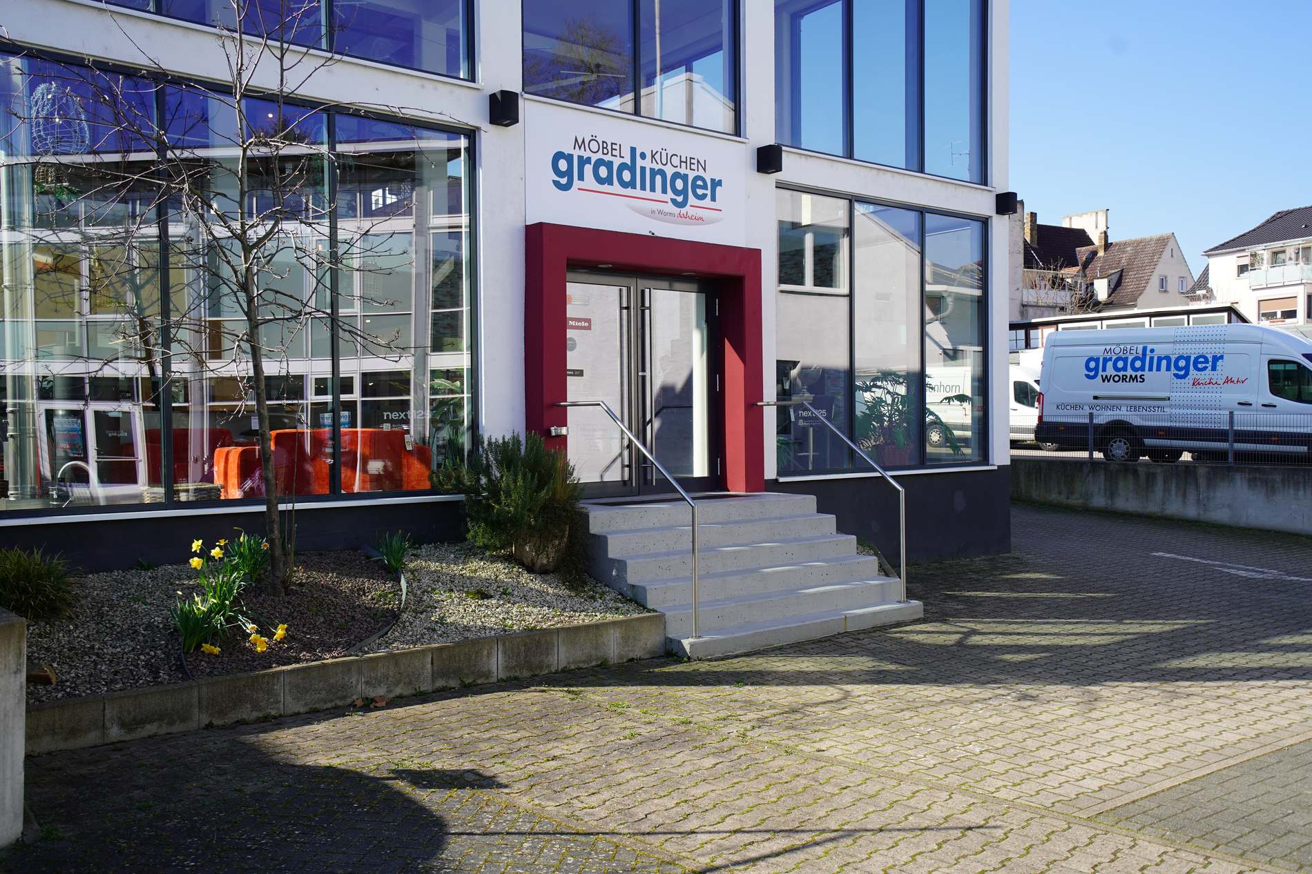Küchenstudio von Möbel Gradinger in Worms, Außenansicht
