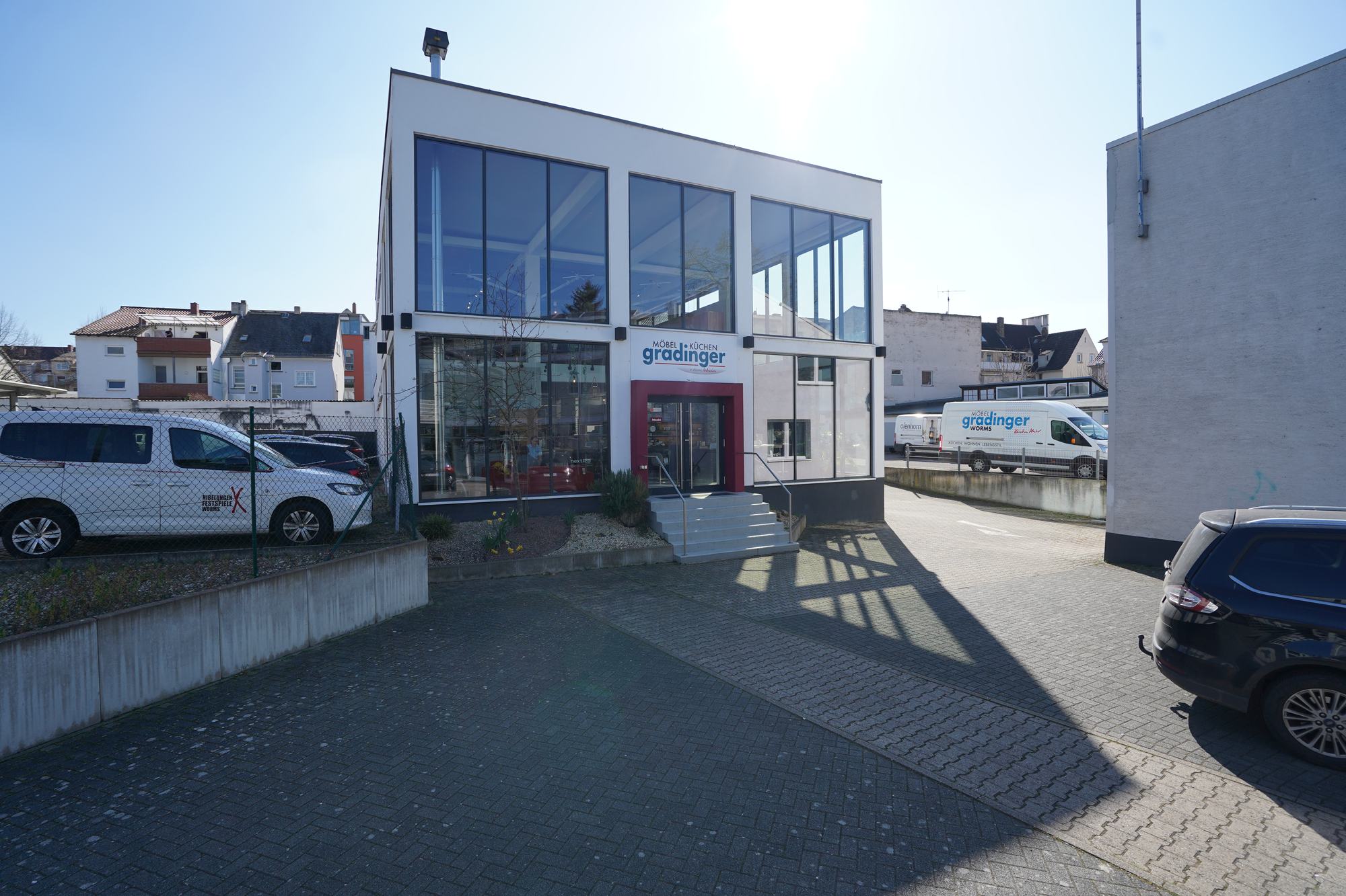 Küchenstudio von Möbel Gradinger in Worms, Außenansicht