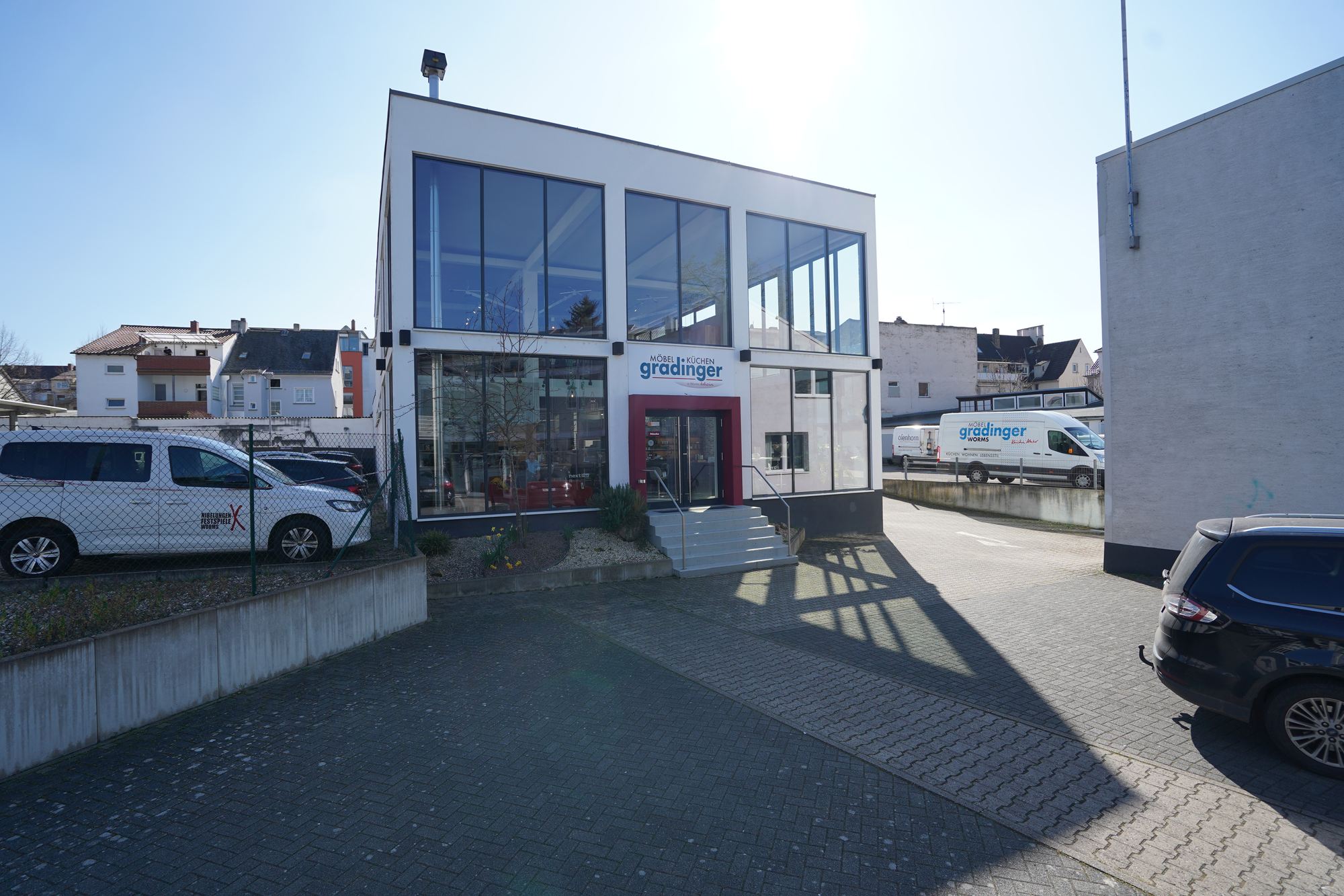 Küchenstudio von Möbel Gradinger in Worms, Außenansicht