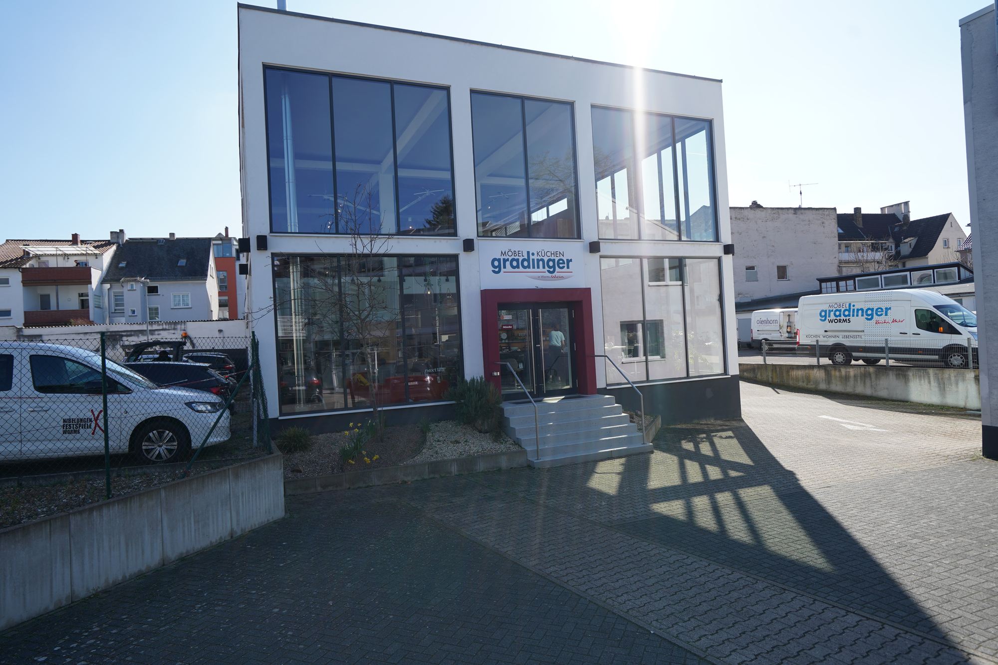Küchenstudio von Möbel Gradinger in Worms, Außenansicht