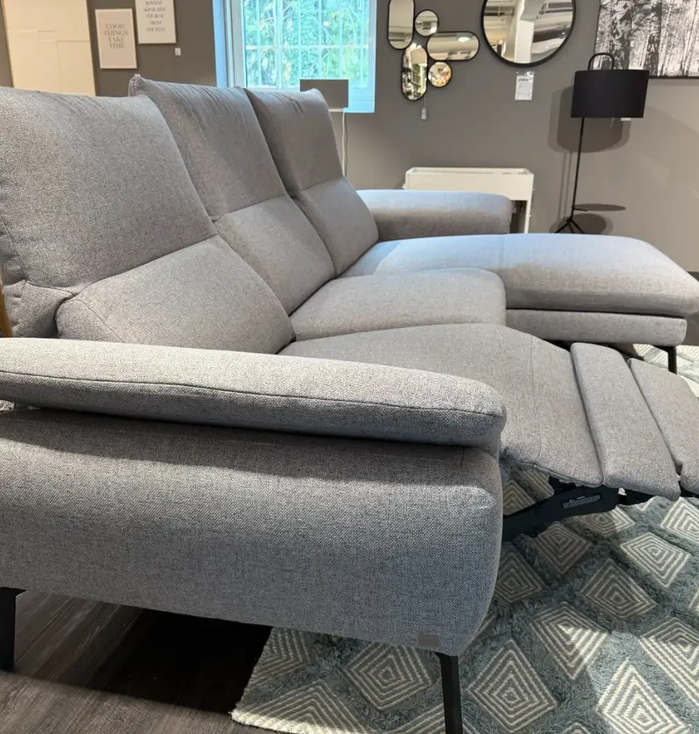 Polstergruppe Global Gotera mit Relaxfunktion, Relaxfunktion ausgefahren