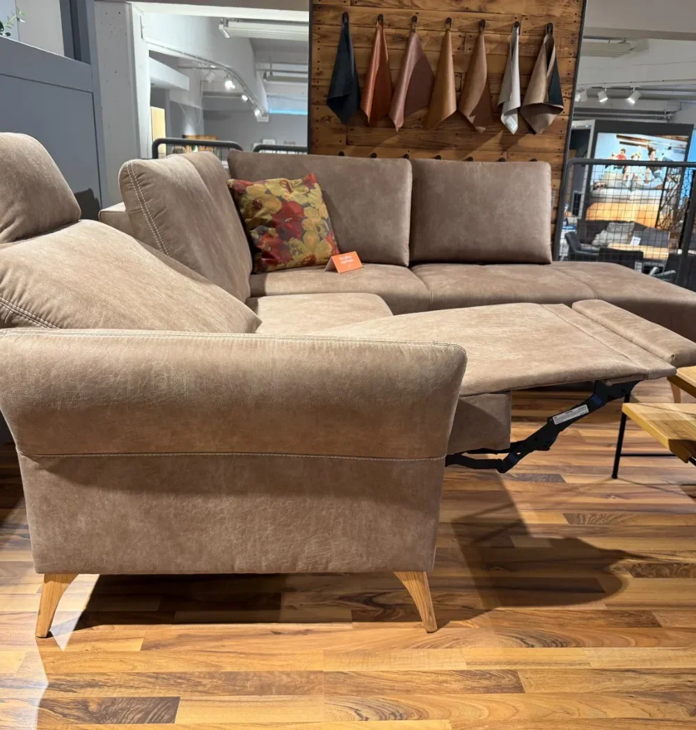 Polstergruppe Global Rosario mit Relaxfunktion, Relaxfunktion ausgefahren