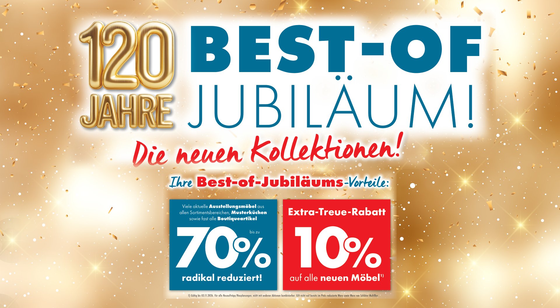120 Jahre Best-of-Jubiläum bei Möbel Gradinger – die neuen Kollektionen