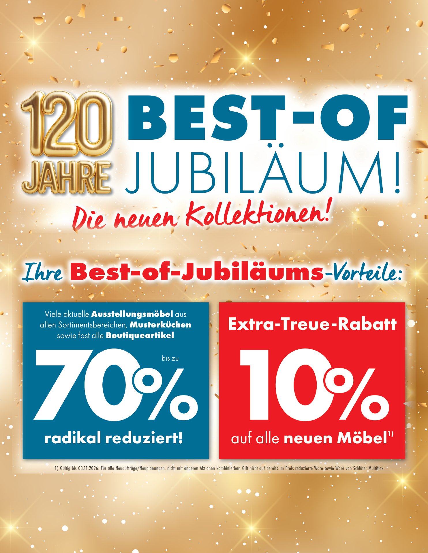 120 Jahre Best-of-Jubiläum bei Möbel Gradinger – die neuen Kollektionen