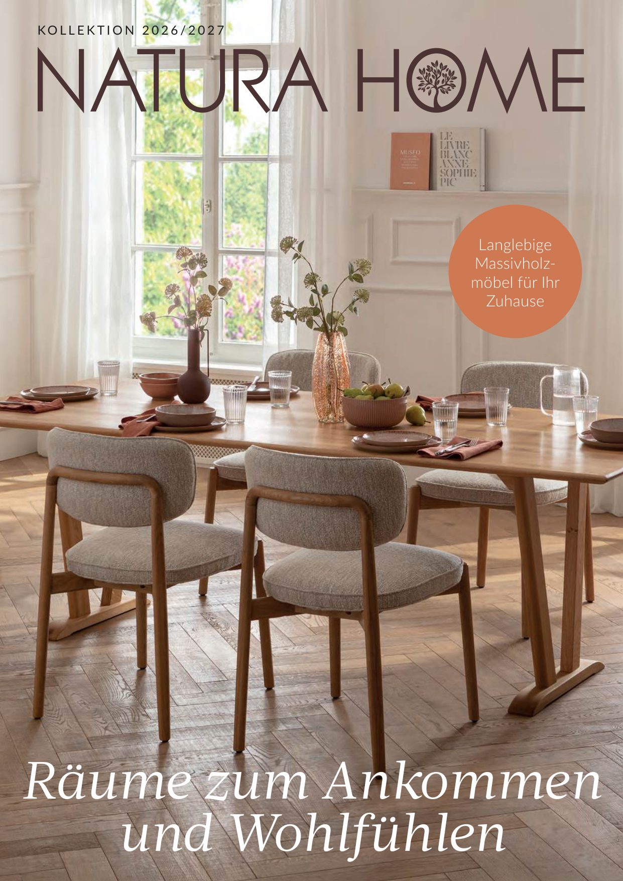 Natura Home Katalog Kollektion 2026/2027 Titelseite