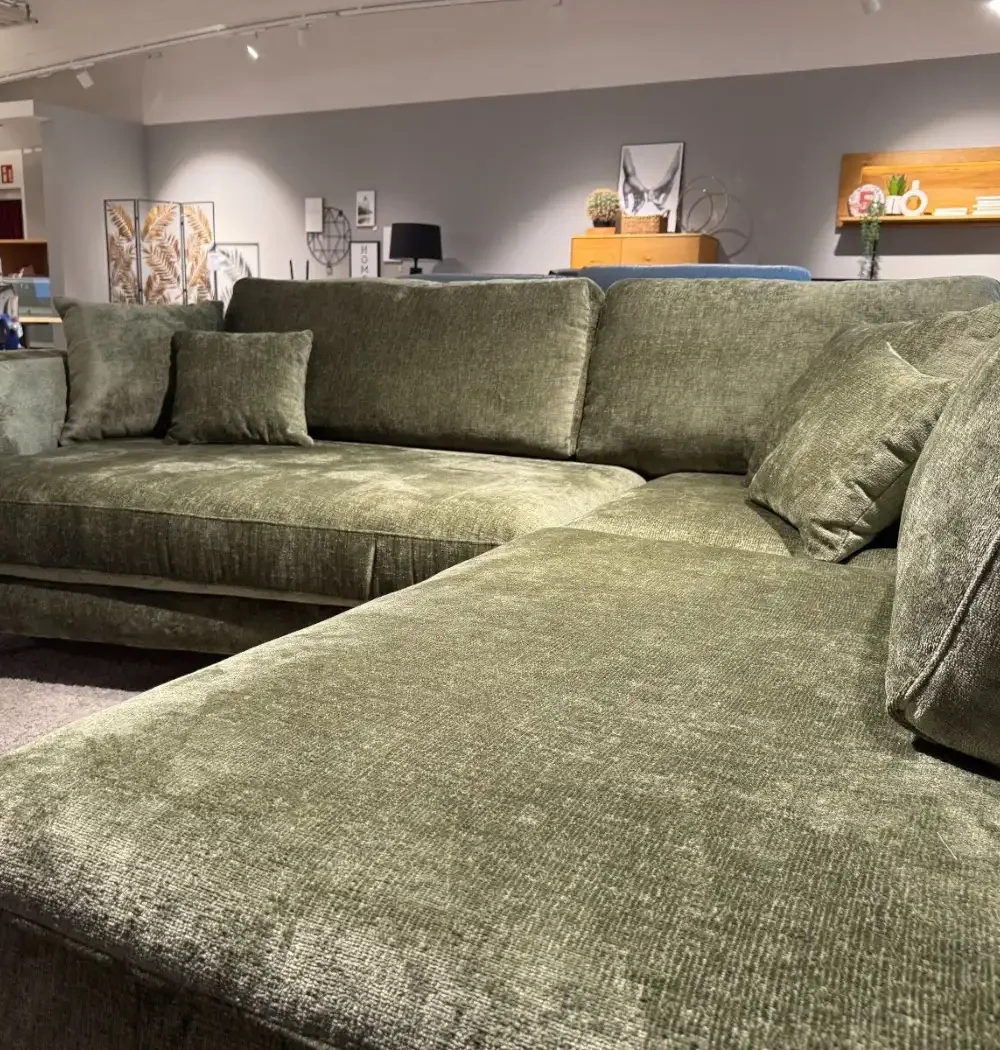 Ecksofa Natura Home Solenne, Detail des Bezugs Harmony