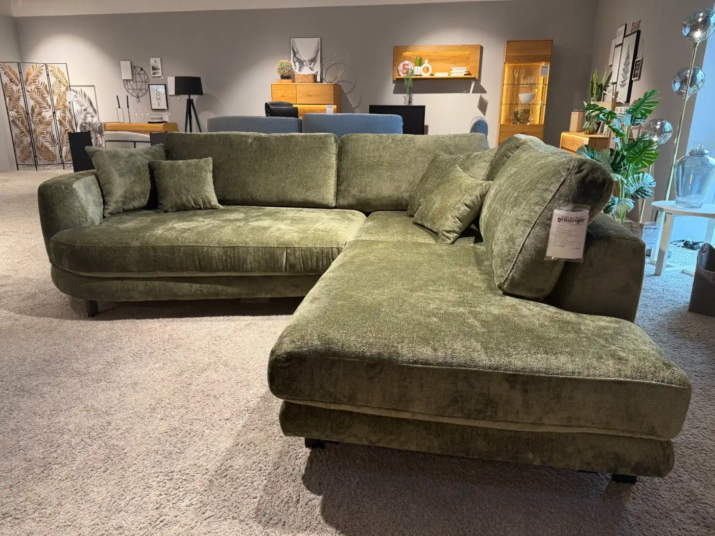 Ecksofa Natura Home Solenne, Ottomane von oben