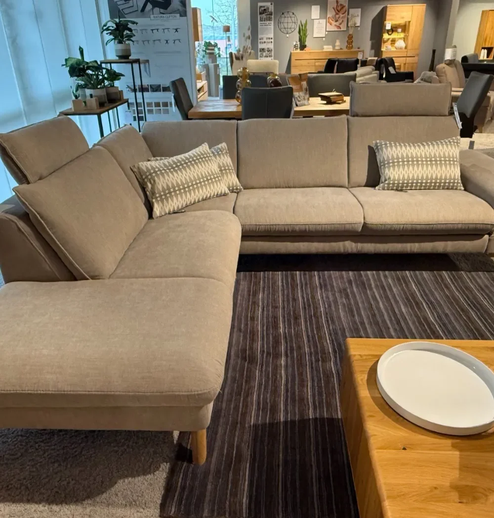 Polsterecke Natura Home Tulsa mit Querschläfer, Gesamtansicht